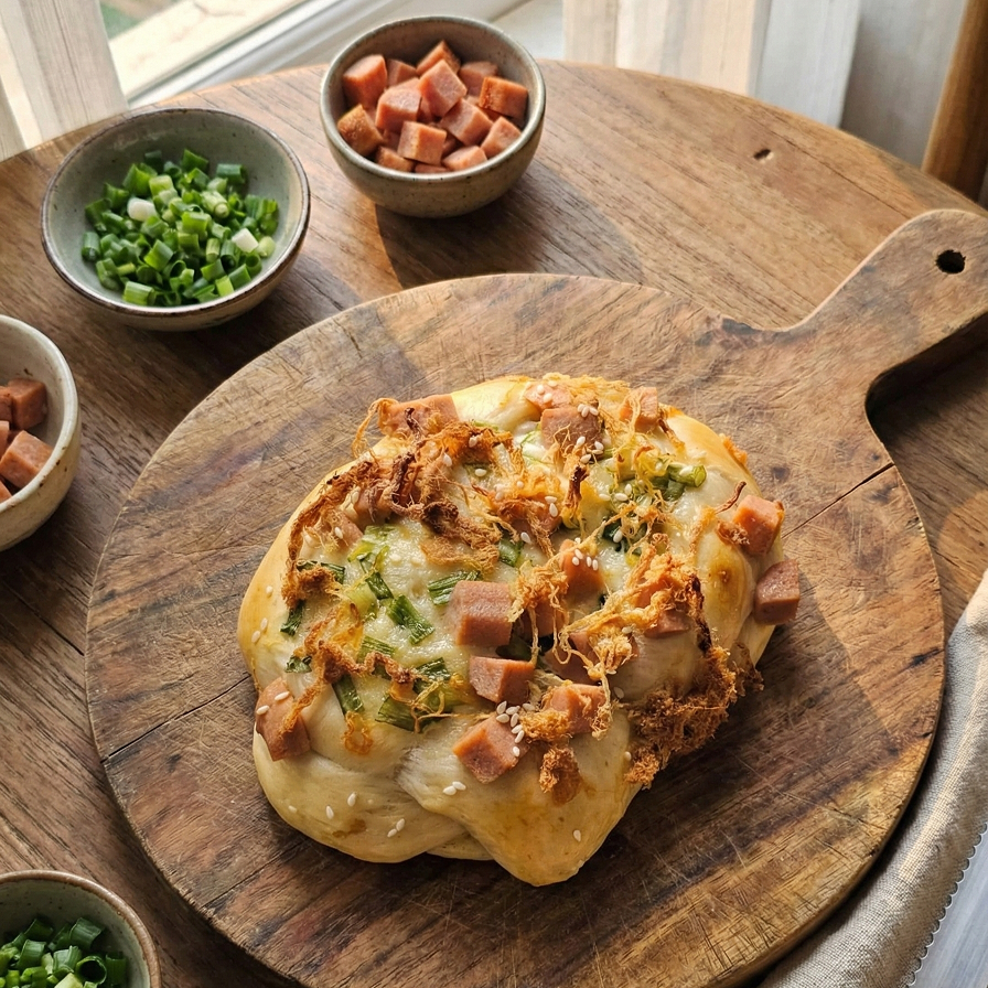 Bánh Mì Xúc Xích Chà Bông