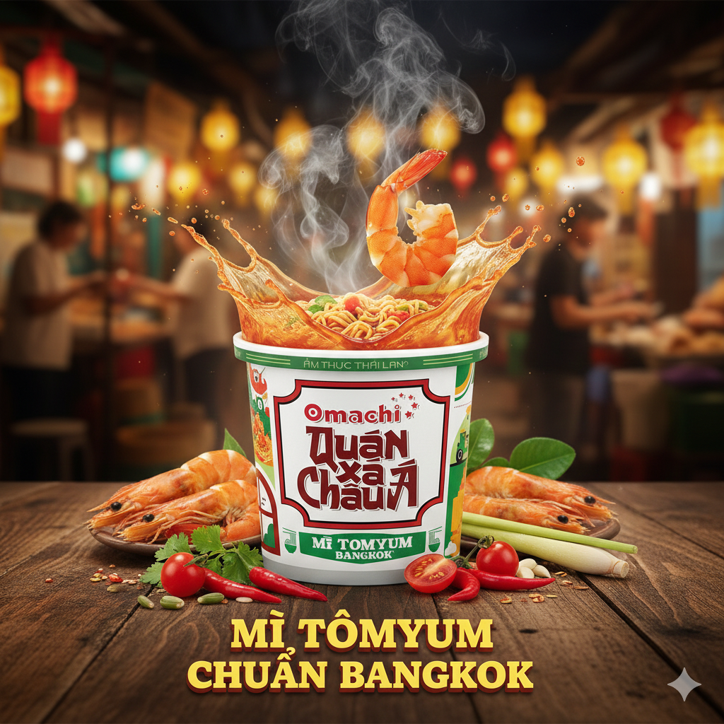 Mì Omachi TomYum BangKok 96g