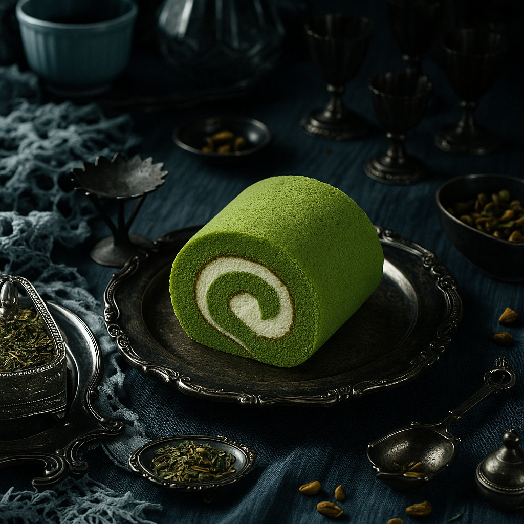 Bông Lan Cuộn Matcha size S